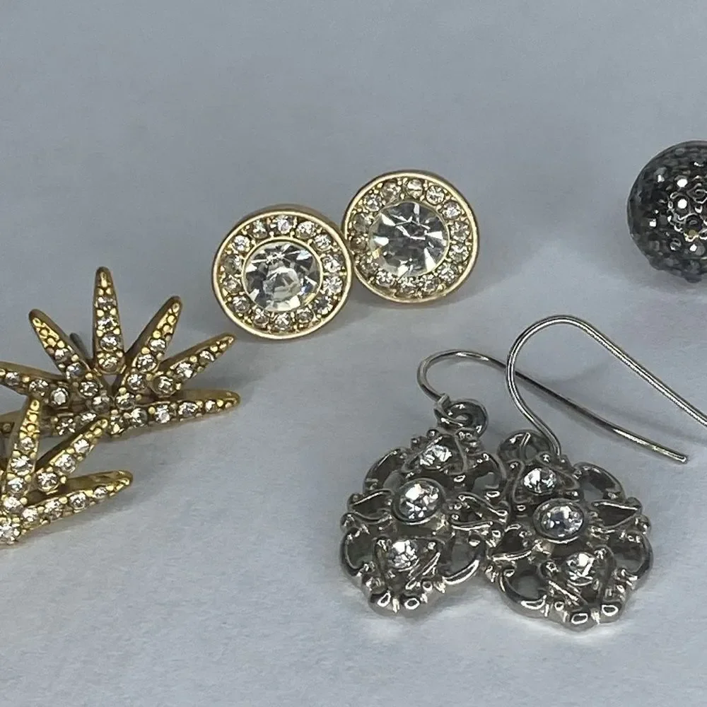 Bundle (6) Sparkly Shimmery Earrings